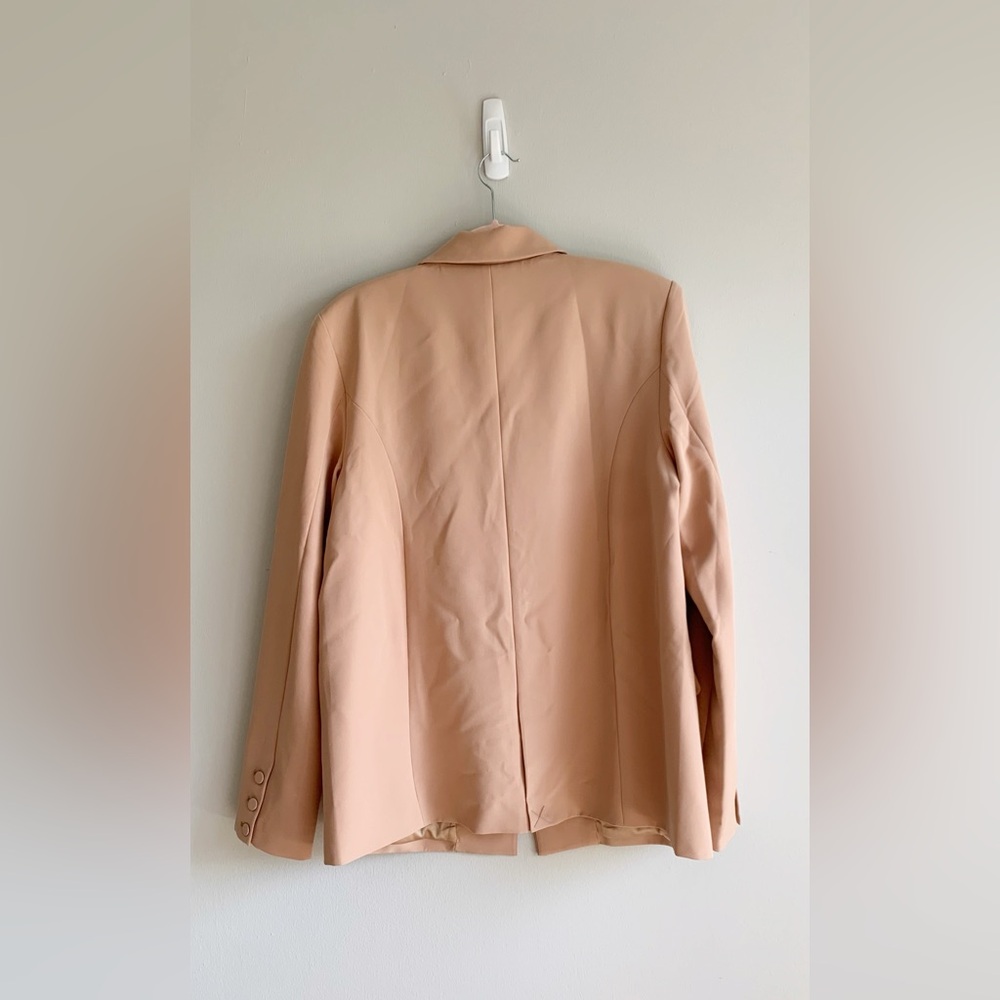 Revolve Camila Coelho Morena Blazer Nude Toffee Medium NWT Oversize Fit - Picture 7 of 11